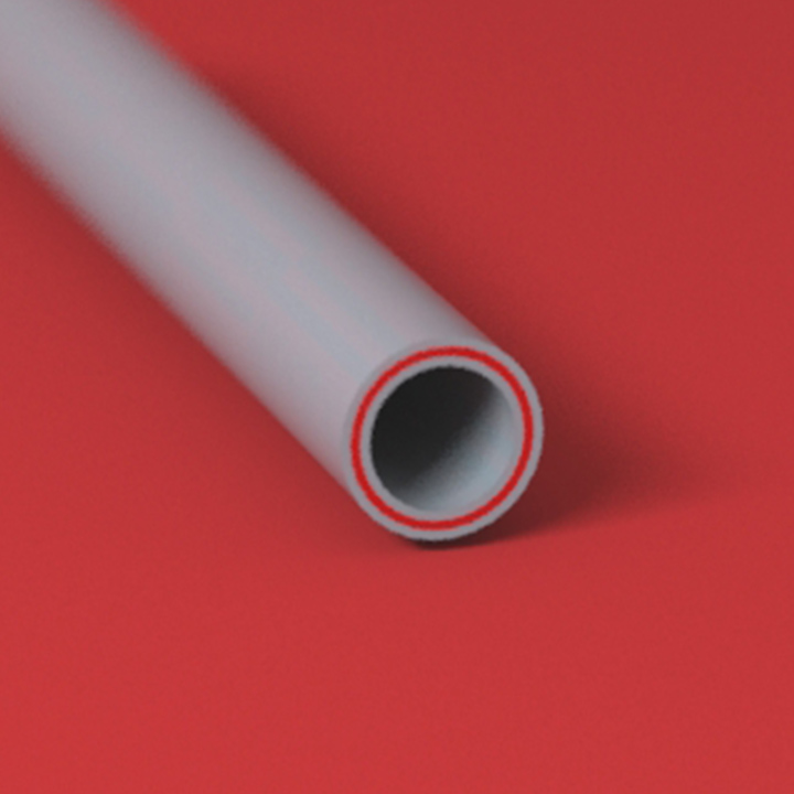 Труба PN25, SDR 6, армированная стекловолокном (цвет слоя - красный) 25х4,2