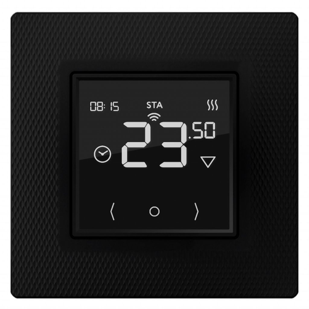 Терморегулятор для теплого пола Теплолюкс EcoSmart 25 Черный