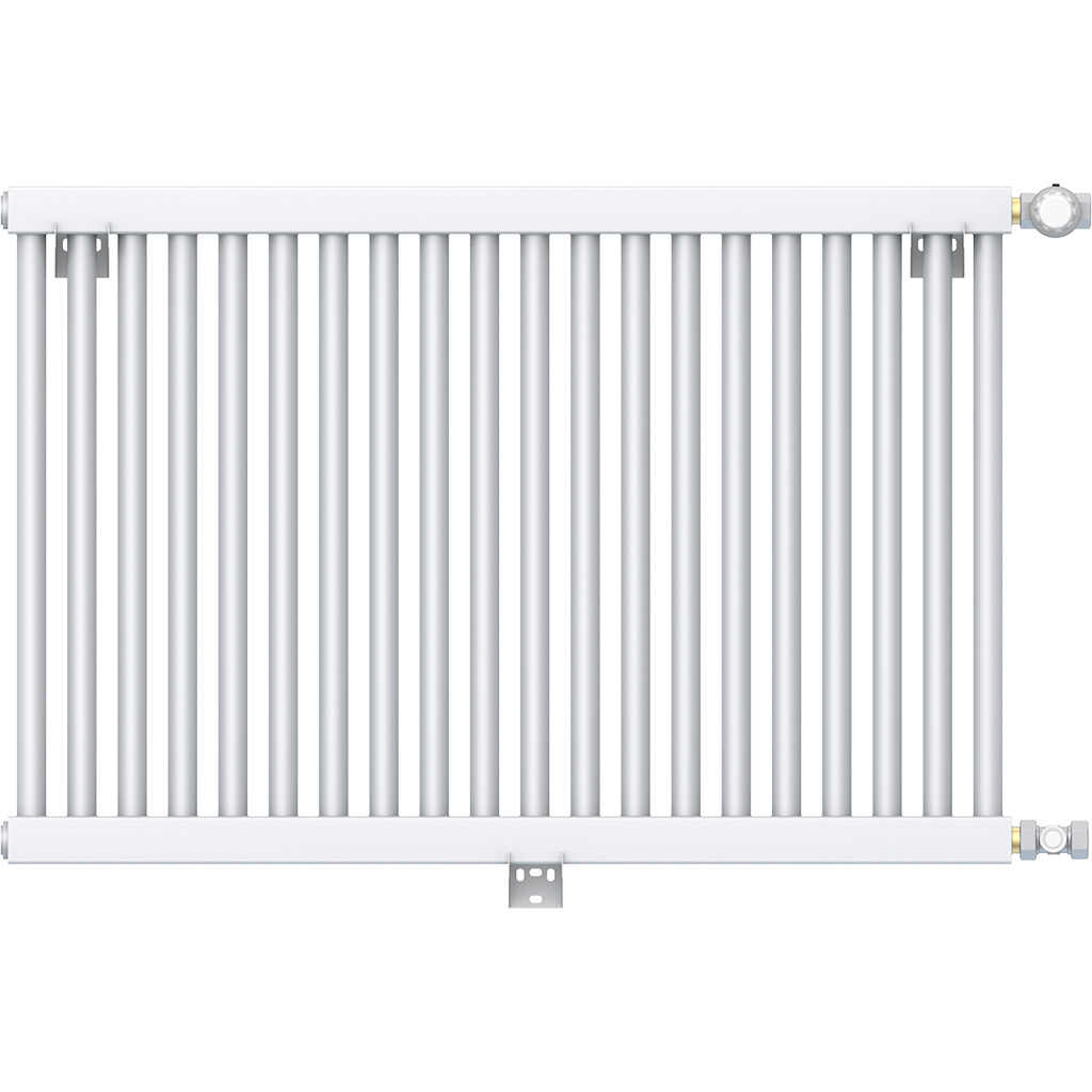 Радиатор однорядный, подключение боковое (20 секций)
