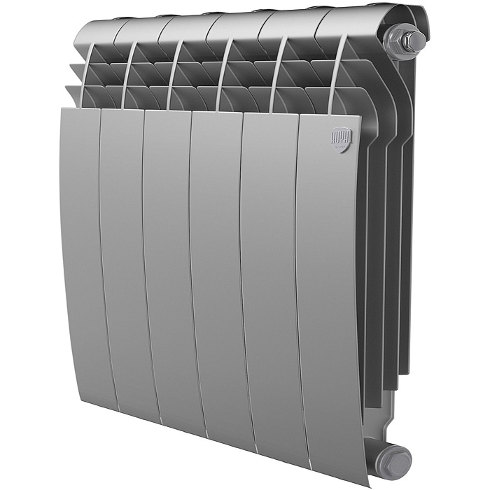 Радиатор Royal Thermo BiLiner 500 /Silver Satin - 6 секц.